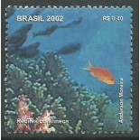 C2464 RECIFES CORALÍNEOS - DESTACADO DO BLOCO 125 - 2002 - 10.526 Mint